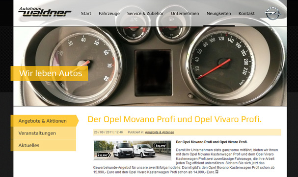 Waldner - Opel Car Dealer
